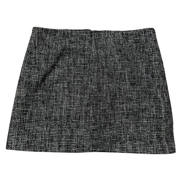 Chloe Colette Jenny Tweed Mini Skirt Black Opal - Picture 3 of 5
